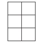 etikety RAYFILM 105x99 univerzálne biele R01008022A (100 list./A4) R0100.8022A