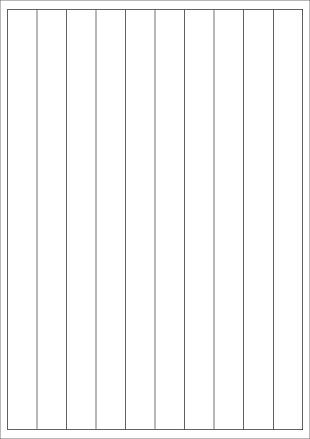 etikety RAYFILM 20x284 univerzálne biele R010020x284F-LCUT (1.000 list./A4) R0100.20x284F-LCUTA4