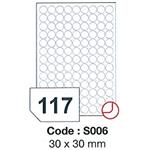 etikety RAYFILM 30mm kruh univerzálne biele SRA3 R0100S006Q (400 list./SRA3) R0100.S006Q