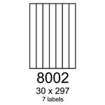 etikety RAYFILM 30x297 univerzálne biele R01008002F (1.000 list./A4) R0100.8002F
