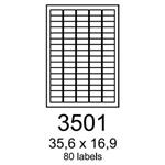 etikety RAYFILM 35,6x16,9 univerzálne zelené R01203501A (100 list./A4) R0120.3501A