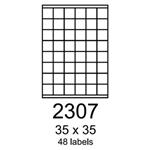 etikety RAYFILM 35x35 univerzálne zelené R01202307A (100 list./A4) R0120.2307A