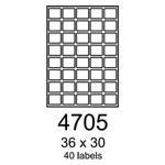 etikety RAYFILM 36x30 žlté flourescentné laser R01314705F (1.000 list./A4) R0131.4705F