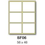 etikety RAYFILM 56x46 biele ručne popisovateľné R0009SF06V (25 bal.) R0009.SF06V