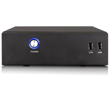 Eurocase Mini ITX T001, desktop/tower, 2xUSB, + 65W 12V DC/DC convertor T001-65W