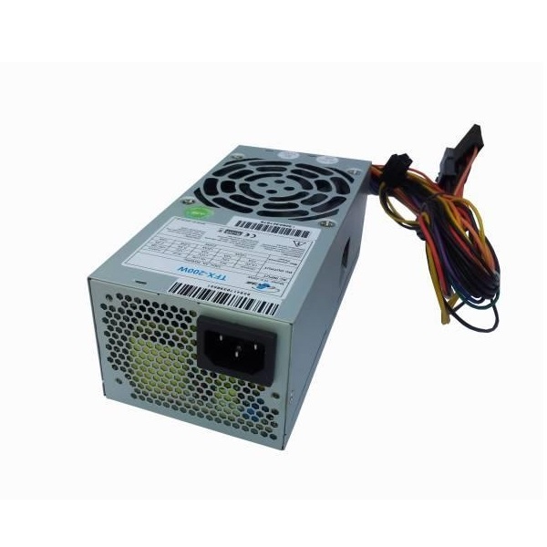 EUROCASE zdroj 200W/ TFX-200W/ 8cm fan/ PFC ATX 20/24pin/ 2x SATA