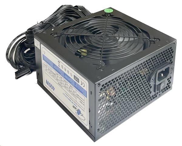 EUROCASE zdroj 400W/ ATX2.3 / 12cm fan/ PFC ATX 20/24pin/ 3x SATA / 80+ MP-600AT
