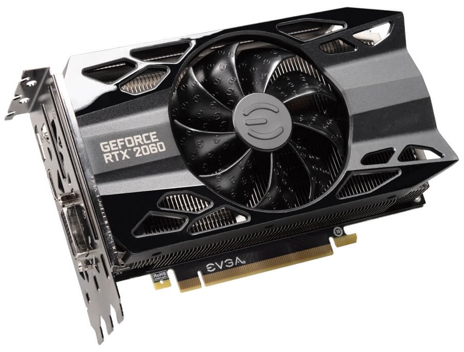 EVGA GeForce RTX 2060 XC BLACK GAMING / 6GB GAMING / PCI-E / DP / HDMI / DVI-D 06G-P4-2061-KR