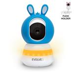 EVOLVEO Baby Monitor LUX- Chytrá 360° videochůvička s nočním viděním, detekcí pláče a pohybu, modrá CAM-LUX-B