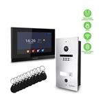 EVOLVEO DoorPhone ID-1, 2drátový videotelefon s RFID, otiskem prstu a podporou ONVIF kamer DP-ID-1-S