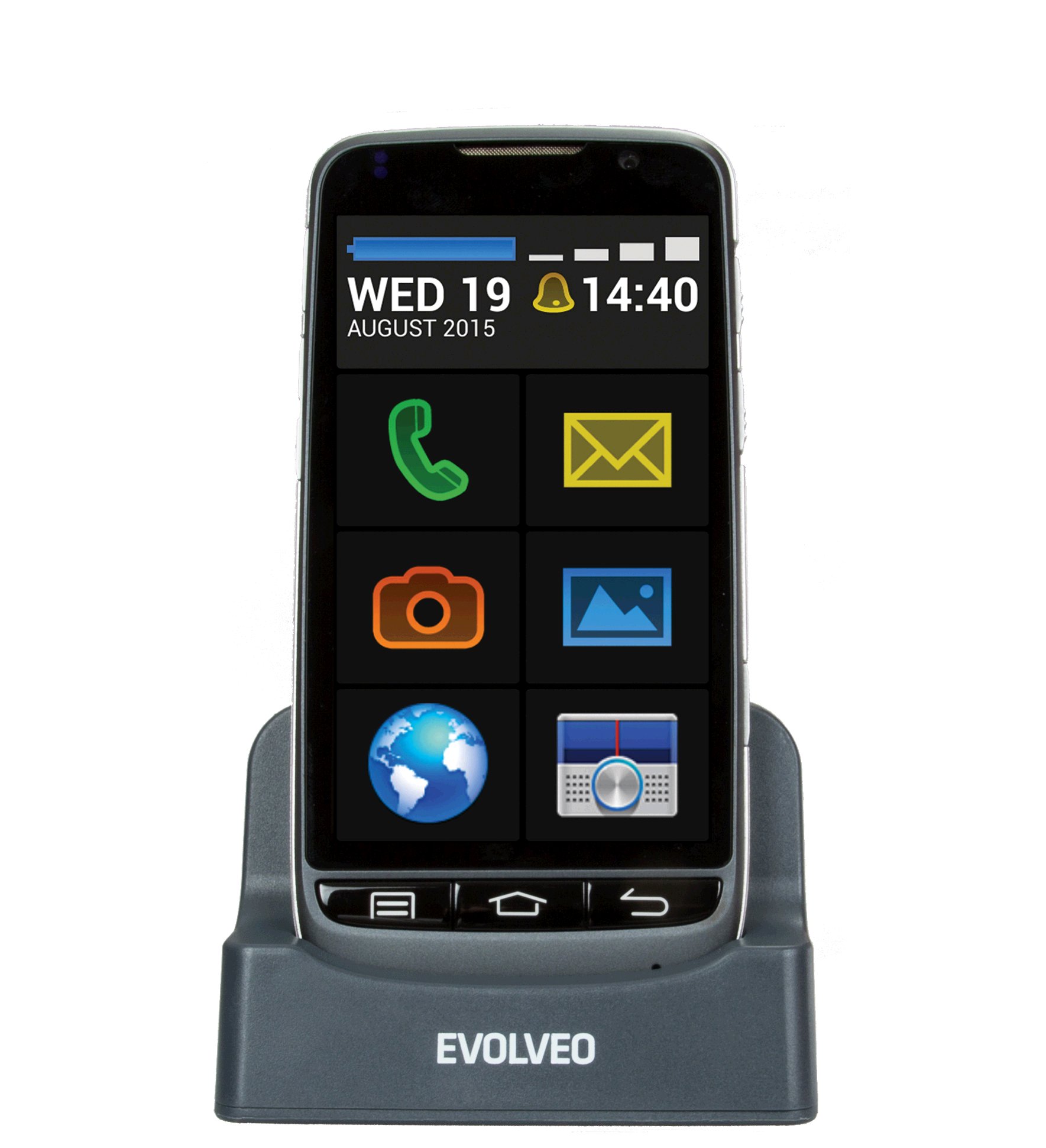 EVOLVEO EasyPhone D2, Android se snadným ovládáním EP-D2
