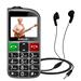 EVOLVEO EasyPhone FL, mobilní telefon pro seniory s nabíjecím stojánkem, stříbrná EP-801-FLS
