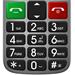 EVOLVEO EasyPhone FL, mobilní telefon pro seniory s nabíjecím stojánkem, stříbrná EP-801-FLS