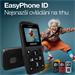 EVOLVEO EasyPhone ID, mobilní telefon pro seniory, černá EP-400-IDB