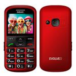 EVOLVEO EasyPhone XS, mobilní telefon pro seniory, červený EP-570-XS-RD