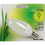 EVOLVEO EcoLight, LED žiarovka - sviečka 3W, pätica E14, blister