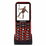 EVOLVEO EP-880 EasyPhone LT Senior, nabíjecí stojánek, červená EP-880-LTR_KV