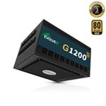 EVOLVEO G1200 zdroj 1200W, 80+ GOLD, ATX 3.1, aPFC, 140 mm ventilátor, záruka 3 roky, černý G1200-BK