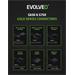 EVOLVEO G850,850W,ATX 3.1,14cm,aPFC,80+GOLD,3YRW G850-BK