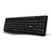 EVOLVEO K1050, bezhlučný set bezdr. klávesnice a myši, US INTL, černá K1050-BK-EN