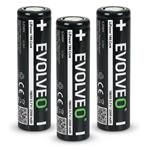 EVOLVEO LiPower 186 Core 2500 – Li-ion baterie 18650 (3.7 V / 2500 mAh) 3ks LIP-1862C-3
