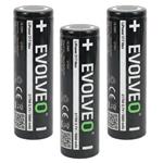EVOLVEO LiPower 217 Max 5000 – Li-ion baterie 21700 (3.7 V / 5000 mAh) 3 ks LIP-2175M-3