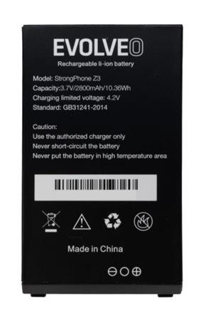 EVOLVEO orig. baterie 2800 mAh pro StrongPhone Z3 SGP-Z3-BAT