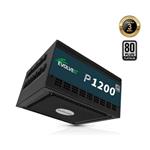 EVOLVEO P1200 zdroj 1200W, 80+ PLATINUM, ATX 3.1, aPFC, 140 mm ventilátor, 3 roky záruka, černý P1200-BK