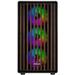 EVOLVEO Panthera, skříň mATX, 6x ARGB ventilátor 120mm, dřevěný přední panel + skleněná bočnice PANTHERA-BK-6