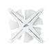 EVOLVEO Ptero 12CR, PWM, 4pin, LED červený, 12V ventilátor 120mm fan12CR