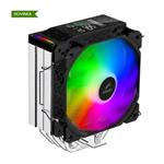EVOLVEO QuietCool7, CPU chladič s digitálním displejem, 6x heatpipe, černý QUIETCOOL7-BK