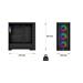 EVOLVEO Rhino, skříň eATX/ATX, 4x ARGB ventilátor 120mm, boční panel temperované sklo + mřížkovaný přední pan RHINO-BK-4