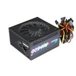 EVOLVEO RX 500, zdroj 500W ATX, RGB rainbow vent. 14cm, tichý, 80+, bulk czerx500