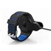 EVOLVEO SportWatch M1S, chytré sportovní hodinky s podporou SIM, modročerný pásek SPW-M1S-BLUE