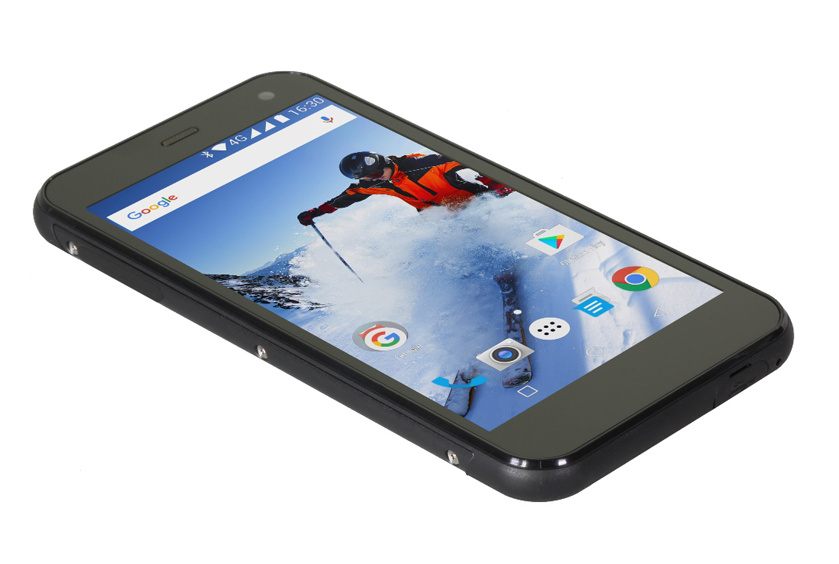 EVOLVEO StrongPhone G4, vodotěsný odolný Android Quad Core smartphone, hybridní dual SIM, Android 7.0 Nougat + SGP-G4-B