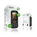 EVOLVEO StrongPhone Q1, vodotěsný odolný Dual SIM telefon, černo-oranžový SGP-Q1-BO