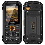 EVOLVEO StrongPhone Q1, vodotěsný odolný Dual SIM telefon, černo-oranžový SGP-Q1-BO