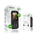 EVOLVEO StrongPhone Q1, vodotěsný odolný Dual SIM telefon, černý SGP-Q1-BK