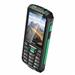 EVOLVEO StrongPhone W4, vodotěsný odolný Dual SIM telefon, černo-zelená SGP-W4-BG