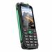 EVOLVEO StrongPhone W4, vodotěsný odolný Dual SIM telefon, černo-zelená SGP-W4-BG