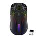 EVOLVEO WM430 - herní, optická, bezdrátová myš, RGB podsvícení , 2400 DPI, USB