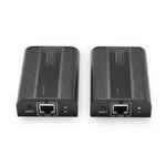 Extender HDMI up to 30m/60m Cat.6/7, 4K2K 60Hz UHD, HDCP 2.2, IR, audio (SET) DS-55204