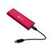 Externí box pro SSD Natec RHINO M.2 NVME LITE USB-C 3.2 GEN 2, hliníkové tělo, RUBY RED NKZ-2471