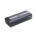 Externý box / Adaptér USB 4 Typ C na NVMe M.2 SSD HDD (M-key and B+M-key), 40Gbps, čierny L43394