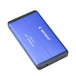 Externý obal pre 2,5" SATA HDD USB 3.0 modrý, GEMBIRD EE2-U3S-2-B