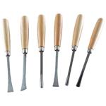 EXTOL 3936 dláta řezbářská s dřevěno 8595126910361