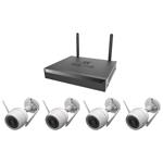EZVIZ H3C 2K+ Wi-Fi KIT/ bullet/ 4Mpix/ 1x NVR CS-X5S-R100-8W/ 4x IP kamera H3C 2K+/ HDMI/ CS-H3c-R100-1J4WKFL+CS-X5S-R1