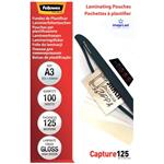 FELLOWES laminovací fólie A3 125 mic ImageLast/ velikost 303x426 mm/ lesklé/ 100 pack lampofela3125
