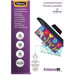 FELLOWES laminovací fólie A3 80 mic ImageLast/ velikost 303x426 mm/ lesklé/ 100 pack lampofela3080