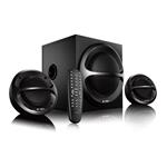 FENDA F&D repro A111X/ 2.1/ 35W/ černé/ BT4.0/ FM rádio/ USB/SD přehrávání/ dálkové ovládání